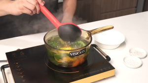 Nồi thủy tinh tay cầm Visions  cao cấp 1L VSP1CL1 Chịu Nhiệt Tốt Chính Hãng