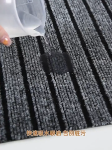 Kitchen Floor Mat Water-absorbing Oil-absorbing Anti-slip Mat Household Entrance Door Floor Mat Cut-out No-wash Washable Carpet Pet Floor Mat