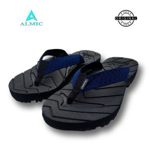 ALMIC-Sandal Jepit Gunung Adventure Edge Hitam pria wanita|Sendal Jepit Outdoor Dewasa karet