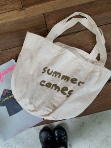 Casual Summer Printed Denim Canvas Shoulder Bag Large Capacity Single Strap Handbag for Commuting And Shopping