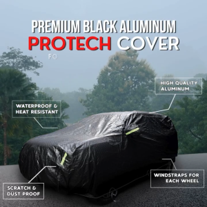 Geely Gx3 Pro Protech Lab - Premium 3-Layered All Weather BLACK Aluminum Car Cover