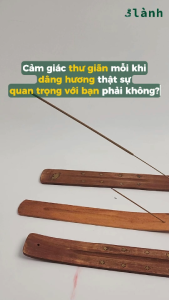 Đế Nhang Trầm Hương Bằng Gỗ Thông Tối Giản Trang Trí Nhà Bàn Thờ Dâng Hương Thư Giãn Quà 3.3