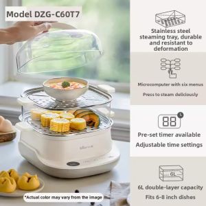 Bear | Multi-functional Home Steam Cooker Large Capacity