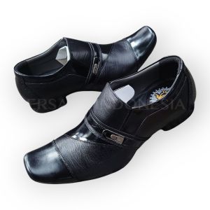 SEPATU PANTOFEL FORMAL PRIA ( GARANSI KULIT SAPI 100% ) MODEL 6002 TAN ( PREMIUM HIGH QUALITY )