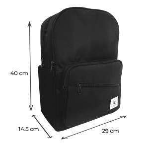 Balo Đeo Vai Nam Nữ Thiết Kế Simple Backpack Nhiều Ngăn Tiện Lợi - Chống Sốc Tốt - Đựng vừa Laptop 15.6 inch.