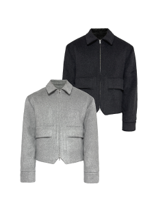 JCAESAR STUDIO | Semi Insert Pocket Wool Blend Jacket
