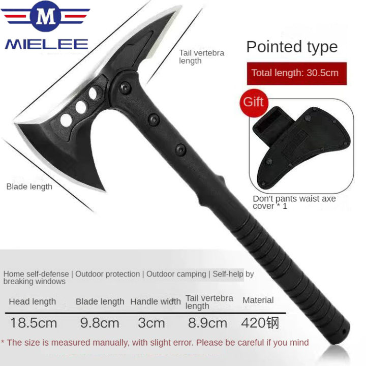 Outil Hache Hache Tactique Walther Tactical Tomahawk 2 - Acier Carbone 1065 - Poignée Polymère
