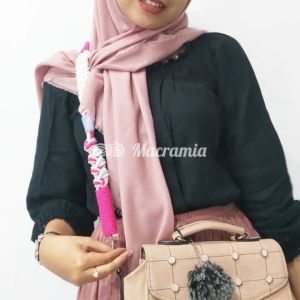 Tali Strap Macrame ALYA | Premium | Tali kamera | Strap Bag Lucu | Custom | Puffy Bag | Sling Bag | Pendek |COD