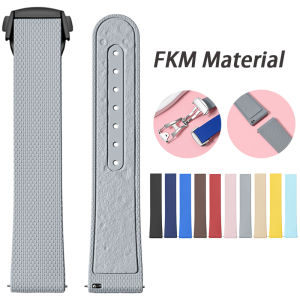 Fluoro Rubber Strap for Swatch X Omega MoonSwatch 20mm FKM Quick Release Universal Watch Band Bracelet for Seamaster 300 600