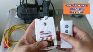 Công tắc điều khiển điện motor-quạt máy từ xa Honest - kèm Remote và Pin - HT-9220KG
