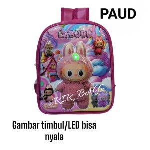 Tas sekolah anak Boba/Tas anak perempuan/Tas anak Boba SD LED/Tas anak/ransel anak/Tas anak murah/Tas anak karakter Boba/Tas anak karakter lucu/Tas Boba lucu/Tas Boba
