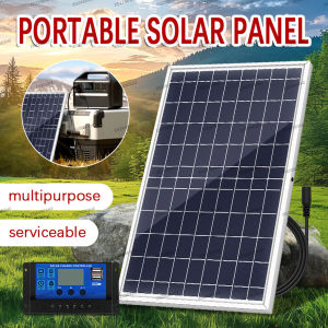 1000W 500W 12V photovoltaic solar panel kit 100A controller solar panel charger suitable for fast batteries in homes/camping/RV