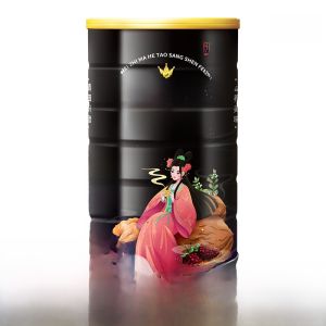 Nutritious Black Sesame Walnut Black Bean Hawthorn Powder Sugar Free Breakfast Beverage Natural Health Food Supplement Powder