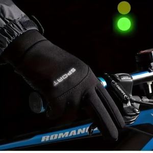 Winter Warm Gloves Touch Screen Windproof Cold-proof Cycling Gloves Mens Womens Running Hiking Skiing Gloves
