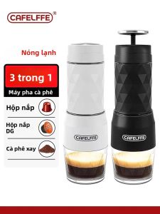 Máy Pha Cà Phê Espresso Cầm Tay Đa Năng Cafelffe 4 Trong 1 Tạo Bọt Sữa Ép Tay Dùng Được Cho Cà Phê Viên Nén & Cà Phê Xay - Quà Tặng Du Lịch