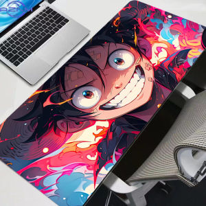 Bandai | New Mouse Pads Big Anime One Piece Luffy New Carpe PC Gamer Computer Mausepad Varmilo Keyboard Gaming Accessories Desk Mat