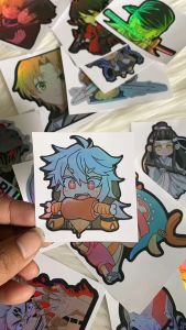 Stiker Hologram Razor Eating ukuran 6 cm