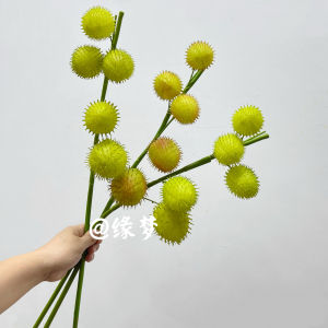 Modern Style Artificial Flower Arrangement Toy Cotton Fruit Dolphin Fruit High-End Scenic Device Beautiful Art Flowers in Vase