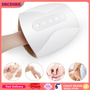 DECINIEE Electric Hand Massager Air Compression Palm Massage Wireless Hot Compress Relief Arthritis Pain Finger Massage Care Therapy Tool