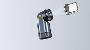 (ส่งทันที)16Pin 240W Magnetic Type-C PD Adapter QC3.0/PD3.1 5A Fast Charge 180° ดัด มีเฉพาะสาย Type-c พอร์ตสามแบบสําหรับอุปกรณ์ทุกชนิด