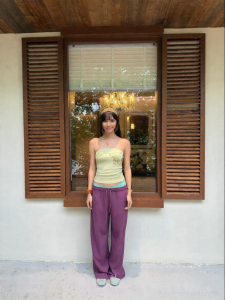 audwyn | Elastic Waist Rope Cool Flowing Pants