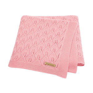 Solid Color Plaid Knitted Organic Cotton Newborn Baby Boys & Girls Swaddle Wraps For 0-24M Warm Infant Toddler Security Blankets