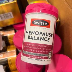 Viên uống Swisse Menopause Balance 60 viên giúp giảm triệu chứng mãn kinh