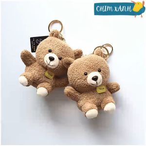 Móc khóa thú bông móc khóa gấᴜ ngộ nghĩnh dễ thương dùng treo balo túi xách treo móc khóa PKCX09