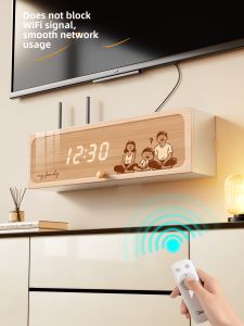 CTYLIGHTZ | Non-drill Router Storage Box TV Cabinet Wire Covering Organizer