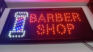 NEW ARRIVAL Barbershop led sign