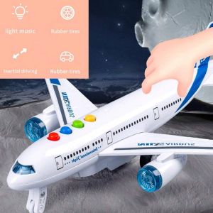 Childrens simulation models baby intelligence and early education airplane lights music traditional Chinese culture