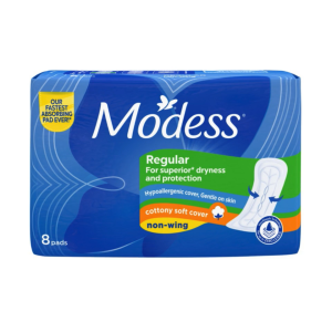 Modess Regular Cottony Soft Non-Wing Sanitary Napkin 8 Pads