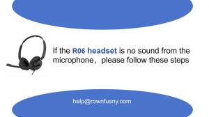 Nubwo | RownFusny USB Headset with Mic for PCComputer Noise Canceling Mic for Laptop Call Center Wired Headset for Work Zoom Skype Team