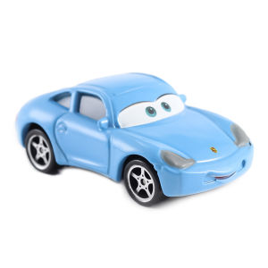 Takara Tomy | New Pixar Cars 3 Sally Battle-Damaged Cars King No. 43 Electroplating Model Cars Child Toys 1:55 Metal Die Casting Toys Gifts