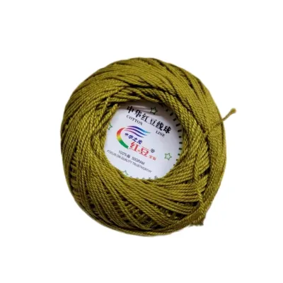 Crochet Cotton Yarns Knitting Yarns Benang Kait 3#Lace Yarn 50g - Blue Green Pink Orange Light Brown - Lace Knitting Yarns for Crafting Projects