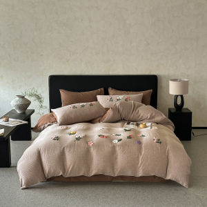 Kiss Dear | Cotton Flannel Thickened Three-piece Bedding Set