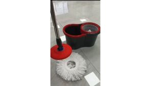 Set Mop Putar 360° – Kepala Mop Mikrofiber Cuci & Kering Mudah Sistem | Spin Mop