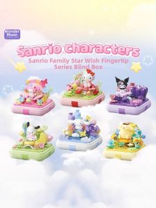 WONDER MOON | Sanrio Themed Creative Building Rings Blind Box Construction Toys