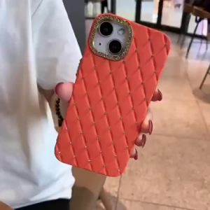 เคสโทรศัพท์มือถือ กันกระแทก ประดับเพชรทอ สําหรับ iPhone 14 Pro Max 13 12 11 Pro Max