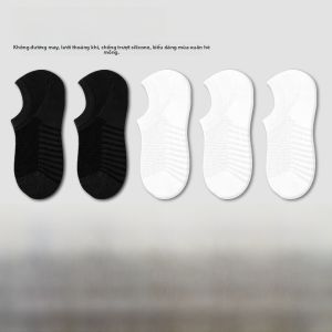 MiiOW | Tất lưới thoáng khí MiiOW dành cho nam mùa hè mỏng thấm hút mồ hôi chống trượt không rơi mũi tất thuyền cotton nylon