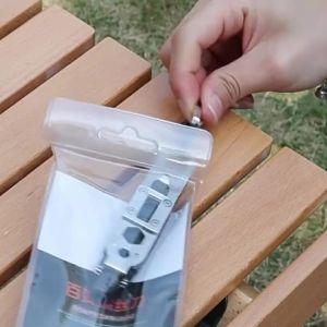 Portable EDC Multitool Keychain PH1/2 SL1/2 Screwdriver Bits Bottle Opener Hex Wrench Carabiner for Camping Outdoor Hand Tools
