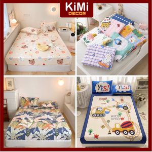 [ FREESHIP ❤️] #Chănga Bộ Set CHƯA GỒM CHĂN 3 Món Cotton Living Thành Phần 100% Cotton Tự Nhiên Nhập Khâu - KiMi_Decor