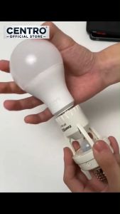 Fitting Dudukan Lampu Bohlam PIR Sensor Gerak Atur Waktu Nyala 2000 LUX 240V 60W E27 TaffLED - SP-SL01