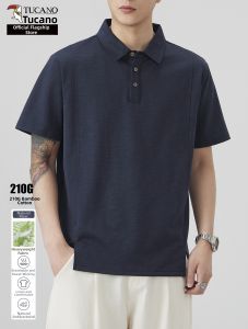 TUCANO | Design Sense Short Sleeve Polo Tee Shirts Slim Fit Summer Cool