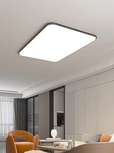 GOGEOUS Lampu Plafon Minimalis Modern Plafon Bulat/Persegi Pvc 24/36/72/96W 3 Warna Lampu Hias Led Ceiling Kecerahan Yang Bisa Disesuaikan Ruang Tamu Kamar Tidur Gantung Lampu Plafon LED