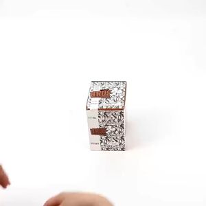 BROS Natural Unbleached Slim Rolling Paper with Tips 78x44mm 1 1/4 size Ultra Thin Tear Resistant 33 Leaves per Pack