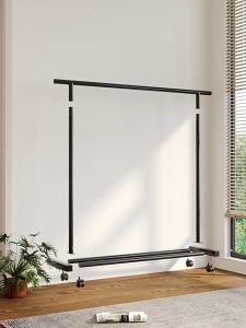 ราวเเขวนผ้า 🛒ราวตากผ้า ราวมินิมอล บาร์เดี่ยว บาร์คู่ มีชั้นวางของที่เเขวนหมวก โครงเหล็ก พร้อมส่ง👚👚