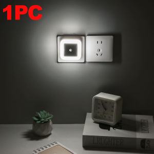 1pc Bedside Night LightCordless Touch LampEU Plug LED Wall LightPortable Cabinet LightHallwayKitchenBedroomCloset