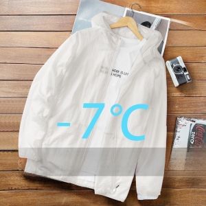 Mens Summer Lightweight Breathable Ice Silk Sun Protection Clothing Fishing Outdoor Jacket UV Protection Fashionable Urban Style