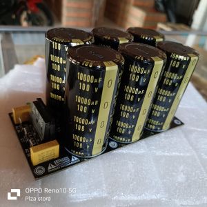Kit psu isi 6 elco 100v 10000uf Nichicon original class AB Psu isi 6 elko 10000uf 100volt merk Nichicon